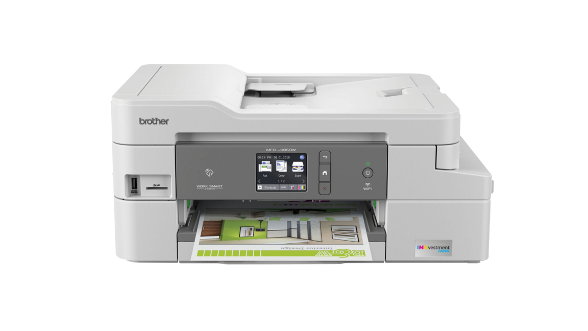 2. Brother MFC-J995DW INKvestmentTank Color Inkjet All-in-One Printer 